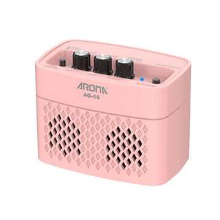 AROMA AG-05 Bluetooth Pink 5W ギターアンプ 充電式バッテリー内蔵【福岡パルコ店】