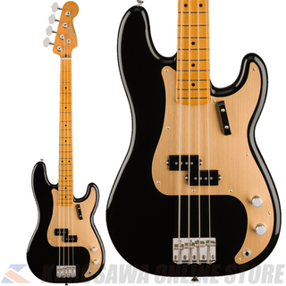 FenderVintera II 50s Precision Bass, Maple, Black 【高性能ケーブルプレゼント】(ご予約受付中)