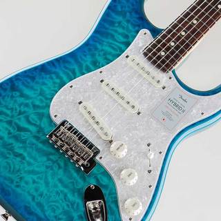 Fender 2024 Collection Made in Japan Hybrid II Stratocaster/Quilt Aquamarine/R