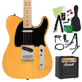 Squier by FenderAFF TELE MN BPG エレキギター初心者14点セット【マーシャルアンプ付き】 BTB