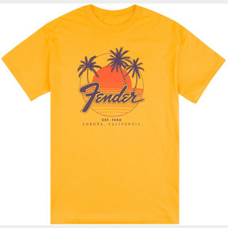 Fender Palm Sunshine Unisex T-Shirt, Marigold, サイズ L 【御茶ノ水本店】