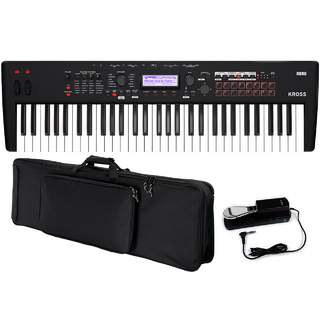 KORG KROSS2-61-MB 当店指定ケース・ペダル セット【ローン分割手数料0%(12回迄)】【ボーナスセール!】