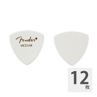 Fender フェンダー 346 Shape Classic Celluloid Picks Medium White ギターピック×12枚