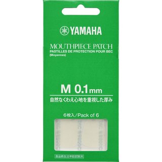 YAMAHA YAMAHA マウスピースパッチ Mサイズ 0.1mm MPPA3M1 6枚入り【福岡パルコ店】