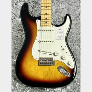 Fender Made in Japan Hybrid II Stratocaster/Maple -3-Color Sunburst- #JD23031909【3.34kg】