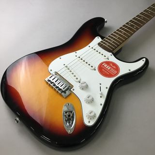 Squier by FenderAffinity Series Stratocaster Laurel Fingerboard White Pickguard 3-Color Sunburst エレキギター ストラ