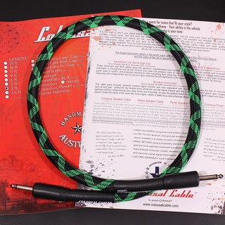 Colossal Cable Colossus Speaker Cable ～Custom Color Green Spyder～ [3ft/0.91m]