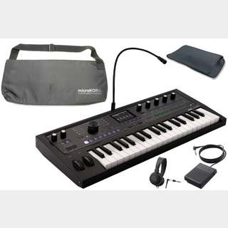 KORG microKORG 2 メタリック・ブラック (MK-2 MBK) [ヘッドホン・ペダルセット！]【WEBSHOP】