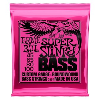 ERNIE BALLRound Wound Bass Strings/ 2834 SUPER SLiNKY