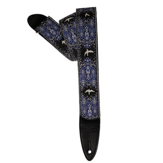 Paul Reed Smith(PRS) PRS 2inch Guitar Strap Custom Jacquard Birds Fleur (Violet)