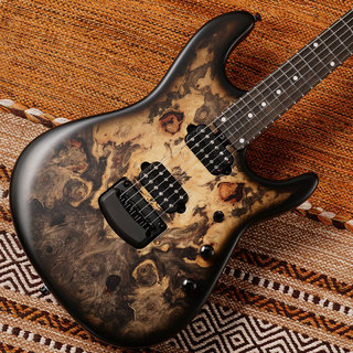 MUSIC MAN Jason Richardson 6-string Cutlass (Natural Buckeye Burl, Black Burst)