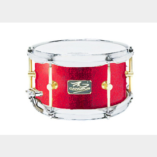 canopus The Maple 6x10 Snare Drum Red Spkl
