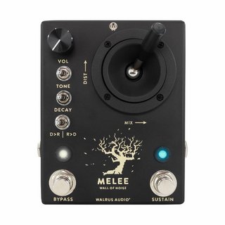 WALRUS AUDIOMelee Wall of Noise Black WAL-MELEE ウォルラスオーディオ ディストーション リバーブ 【WEBSHOP】