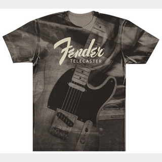 FenderTele Belt Print T-Shirt, サイズ M 【御茶ノ水本店】