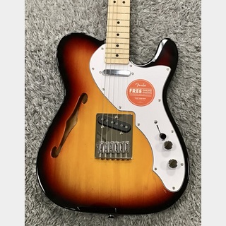 Squier by Fender Affinity Series Telecaster Thinline 3-Color Sunburst / Maple【2024年最新モデル】