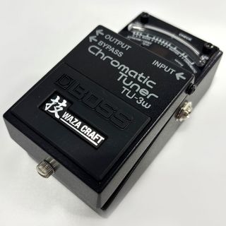 BOSS TU-3W (J) Chromatic Tuner ペダルチューナー 銀ネジ 日本製 技クラフト WAZA CRAFT【S/N B7S5568】