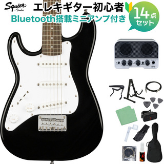 Squier by Fender Mini Stratocaster Left-Handed BLK Bluetooth搭載ミニアンプ付