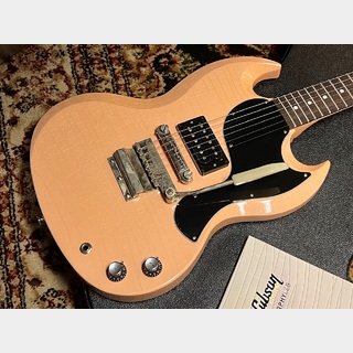 Gibson Custom ShopMurphy Lab 1963 SG Junior Humbucker Short Maestro "Ultra Light Aged" Shell Pink s/n CME01899
