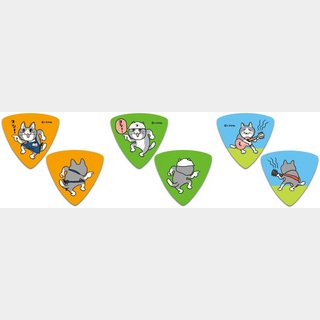 Scorelay Japan 仕事猫ピック【全３枚セット】島村楽器コラボレーション商品！シマムラエプロンネコ・ヒキカタリネコ