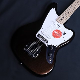 Squier by Fender Affinity Series Jaguar Maple Fingerboard White Pickguard Mystic Metallic Brown 【横浜店】