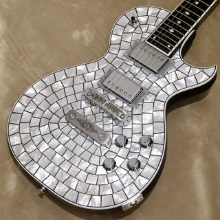 Zemaitis THE PORTRAIT Pearl Front Ultimate White 2H, Black