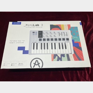 Arturia MINILAB MK3 ホワイト USB MIDIキーボード 25鍵盤 ミニ鍵盤