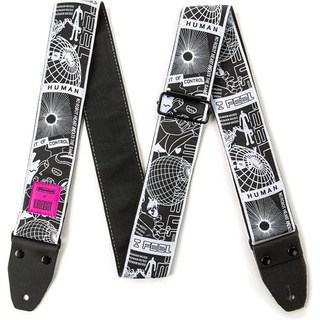 Jim Dunlop I Love Dust Jacquard Straps Robot Heart (ILD11)