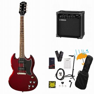 Epiphone Inspired by Gibson SG Special P-90 Sparkling Burgundy YAMAHA GA15IIアンプ付属初心者セットR【WEBSHOP