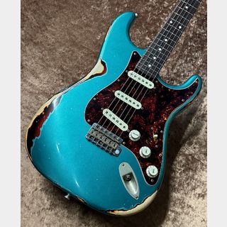 Xotic XSC-1 -Sherwood Green Over 3Tone Burst / Heavy Aged-【美品中古】