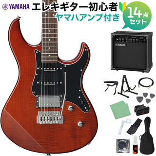 YAMAHA PACIFICA612VIIFM RTB エレキギター 初心者14点セット 【ヤマハアンプ付き】