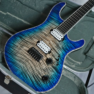 MAYONES Regius 6st Custom order /Jeans Black 3-Tone Blue Burst Gloss Top Antique Black Back