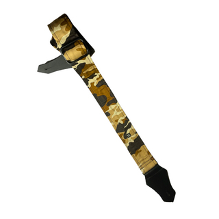 Get'm Get'm Camo 2" Guitar Strap, Camo Brown