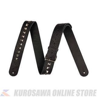 JacksonMetal Stud Leather Strap, Black, 2.5" 【送料無料】(ご予約受付中)