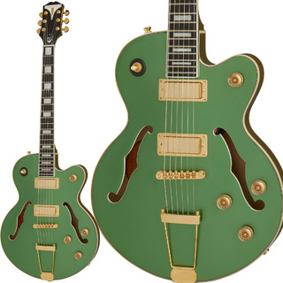 Epiphone Uptown Kat ES Emerald Green Metallic エレキギター セミアコ ミニハムバッカー