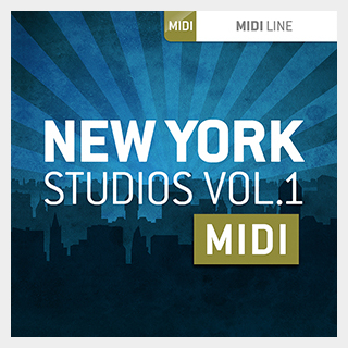TOONTRACK DRUM MIDI - NEW YORK STUDIOS VOL.1