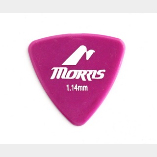 Morris DELRIN Purple 1.14mm Triangle ギターピック×36枚