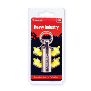 CRESCENDO クレッシェンド Heavy Industry 25 イヤープロテクター 耳栓 高遮音性能 工事現場など