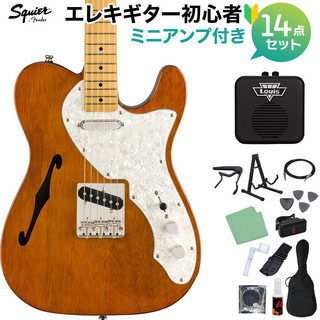 Squier by Fender CV 60S TL THIN MN NAT エレキギター初心者14点セット 【ミニアンプ付き】