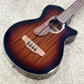 Ibanez AEGB24E-MHS (Mahogany Sunburst High Gloss)【アコースティックベース】