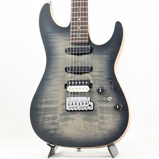 IbanezPrestige TQM2-CUF (Charcoal Black Burst Flat) [Tom Quayle Model]