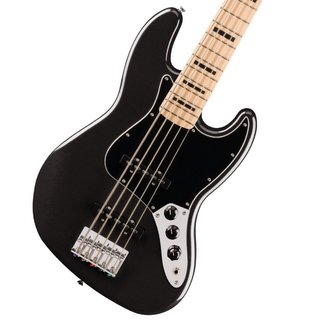 Squier by Fender Affinity Series Active Jazz Bass V Maple Fingerboard Black Pickguard Black Metallic スクワイヤー【WE