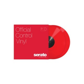 Serato12 Serato Control Vinyl [Red] 2枚組 セラート コントロール バイナル SCV-PS-RED-2 (12インチサイズ)