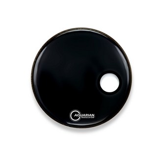 AQUARIAN SMPTCC22BK [Poarted Front Bass Drumhead 22]【1プライ/10mil】【お取り寄せ商品】