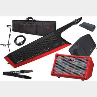 Roland AX-EDGE-B [CUBE Street II Red + アクセサリーセット！] 49鍵盤キーター【WEBSHOP】