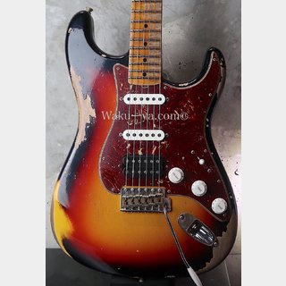 Fender Custom Shop  '62 Stratocaster S-S-H / 3 Tone Sunburst / Heavy Relic