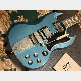 Gibson Custom Shop Murphy Lab 1964 SG Standard with Maestro Vibrola "Ultra Light Aged" Pelham Blue s/n 301234