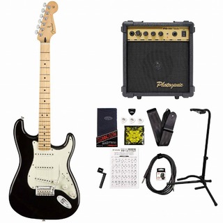 Fender Player Series Stratocaster Black Maple PG-10アンプ付属エレキギター初心者セット【WEBSHOP】