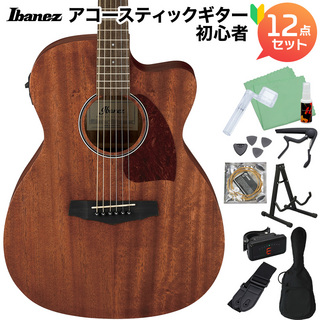 IbanezPC12MHCE OPN アコースティックギター初心者12点セット エレアコギター