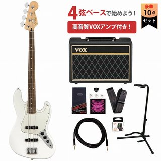 FenderPlayer Series Jazz Bass Polar White Pau FerroVOXアンプ付属エレキベース初心者セット【WEBSHOP】