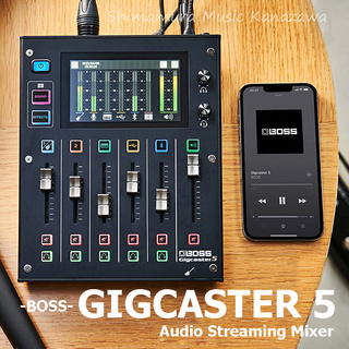 BOSSGIGCASTER 5 Audio Streaming Mixer 5ch Model (GCS-5)【在庫 - 有り｜送料無料!】